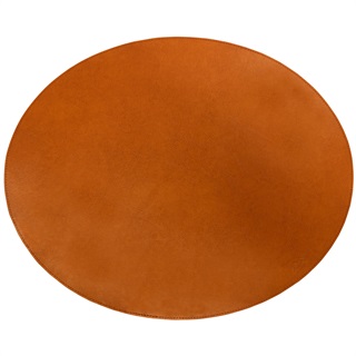Oval Placemat // cognac